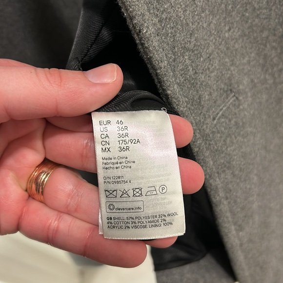 Men’s wool coat - Picture 5 of 6